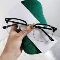 Women Men Semi Rimless Anti Blue Light Eyewears Square Frame Reading Goggle Computer Glasses. 