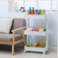 Multi-Purpose Utility Rolling Cart Trolley Organizer with Wheels. 
