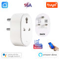 Tuya 16A Smart WiFi Plug | Power Monitoring | Alexa & Google Assistant | Smart Home Automation Socket | Air Conditioner Plug | Geyser Plug | Heavy Load Smart Socket. 