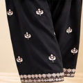 Bin Najeeb Women’s Black Embroidered 2-Piece Suit – Premium Quality Casual & Formal Wear. 