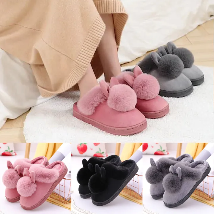 Cushioned%20Candy%20Color%20Lady%20Fluffy%20Flat%20Warm%20Slippers%20-%20Image%206