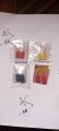 Resin earrings. 