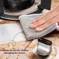 Techmanistan Wire Dishwashing Rag - Multipurpose Dish Cleaning Cloth, Reusable Kitchen Cleaning Cloth Dirt Remover, Non-Scratch Scrubbing Wire Dishwashing Cleaning Scrubber. 