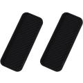 2 Pack Black Sink Organizer Tray Silicone Sink Organizer Tray Sponge Holder for Kitchen Sink Bathroom Tray Sponge Silicone Soap Holder. 