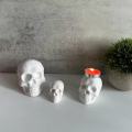 Flexible silicone Skull mold Lightweight Large and small Non-stick Silicone mold High-quality Halloween mold for Halloween. 