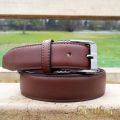Export Quality Dark Brown Leather Belt. 