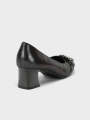 Unze London Women's "ONNIKA" Block Heel Fancy Courts For Women - Courts Shoes For Women. 