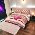 King Size Double Bedsheet Cotton Pure Cotton Multiple Color. 