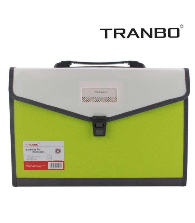 TRANBO%20Plastic%20Expanding%20Bag%20File%20Folder%20with%2013%20Section%20Pockets,%20Foolscape%20Size%20-%20Image%204