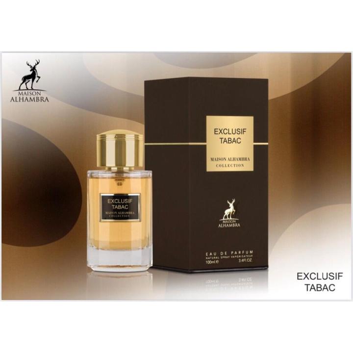 Maison Alhambra Exclusif Tabac Perfume for Women Eau De Parfum Spray Unisex