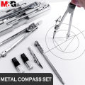 Sunfloweio M G Multi Compasses High Precision Professional Metal Compass Drawing Set With Pencil-Lead School Compass Drawing Set. 