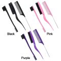 3Pcs/set Plastic Slick Brush Set Durable Brushing Combing Grooming Bristle Hair Brush Styling Tools for Edge Back Teasing Brush. 