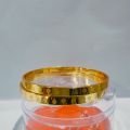 2pcs - Gold Kara -  Gold Plain Karay Set - Gold Plain Karay - Gold Kara for Girls - Simple Gold Plain Karra - Classic Gold Kara - Gold Kara for Women - Complete Stainless Steel Karahi Set - Stylish Stainless Steel Kara for Girls -. 