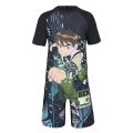 Ben-10  Boys One-piece Swimsuit Set Short Sleeves Cute Ben-10 Cartoon  Printing For 4 To 12 Years Quick Dry. 