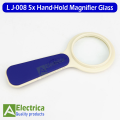 LJ-008 5x 50mm Zoom Hand-Hold Magnifier Glass With one ED Lights + CR2016 Battery Cell Exclamation Mark type Magnifier by Electrica. 
