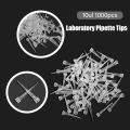 【A village Store】Laboratory Pipette Tips 10ul 1000pcs Micropipette Plastic Pipette Chemistry Supplies. 