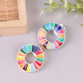 1 Pcs Enamal 17 Colors Sustainable Development Goals Brooch United Nations Sdgs Pin. 