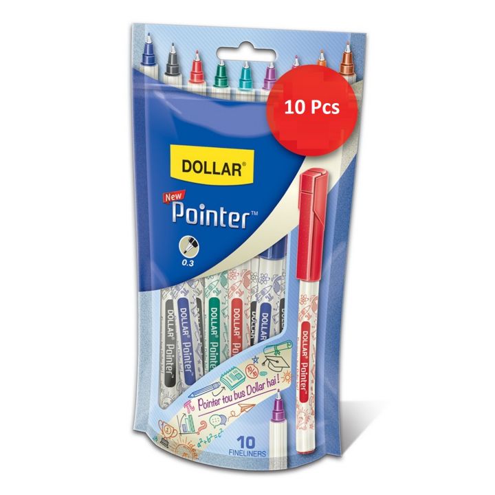 Dollar%20Pointer%20wow%200.3mm%20(10%20Pcs/Pack)%20Assorted%20Colors%20Pouch%20Pack%20-%20Fineliner%20Pen%20-%20Pointer%20pen%20-%20Pointers%20-%20Dollar%20Pointer%20Set%20Colourful%20-%20Image%202