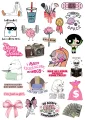 Pink Aesthetic stickers  Cute motivational stickers   26 Pieces of Study motivation stickers  For  Decoration Journals Scrapbooks Laptop Mobile  Dairies And Gifts  Best Quality 2 inch Adhesive Girls Vibes. 