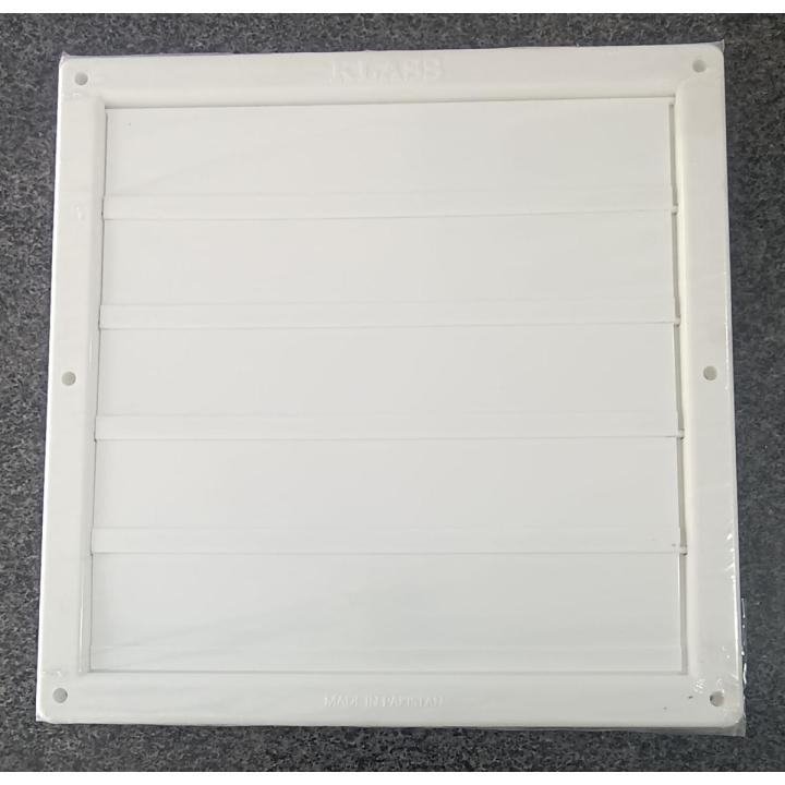 Pack of 2 Klass Exhaust Fan Shutter Cover 12 Inch, Free Screws and Rawal Plug