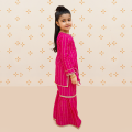 Modest Kids/Girl 03-Piece Stitched Cotton Set. 