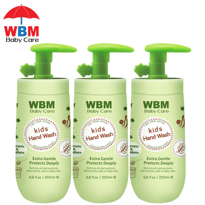 (Pack of 3) WBM Baby Hand Wash | Liquid Hand Soap For Kids