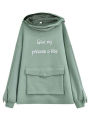 OIMG Women Novelty Frog Hoodie Cute Animal Style Long Sleeve Hooded Sweatshirt With Front Pocket. 