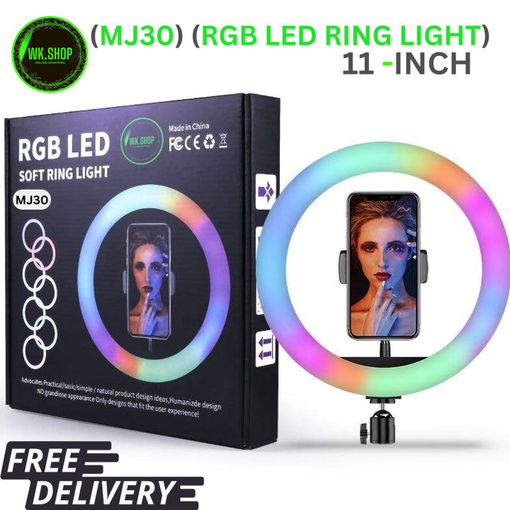 RGB%20LED%20Ring%20Light%20MJ26,MJ30,%20MJ33,%20MJ36,%20MJ45,MJ56,%20RGB%20Led%20Ring%20Light%20With%20PHONE%20HOLDER%20Circle%20Ring%20Selfie%20Led%20Photographic%20Studio%20Light%20For%20Youtube%20Live%20Show%20and%20pubg%20gloves%20-%20Image%205