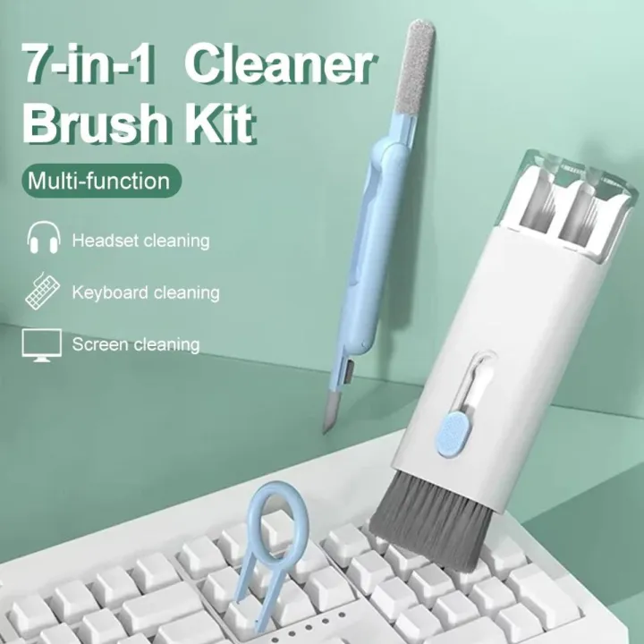 Laptop%20Cleaner,%207%20in%201%20Keyboard%20Cleaner%20Set,%20Computer%20MacBook%20Earphone%20Cleaning%20Kit,%20Tablet%20and%20Screen%20Dust%20Brush%20Including%20Soft%20Sweep,%20Swipe,%203%20in%201%20Airpod%20Cleaner%20Pen,%20Key%20Puller%20and%20Spray%20Bottle%20-%20Image%202