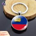 Grebest Key Ring Wear-resistant European Countries France Germany Nation Flag Keyring Keyholder. 