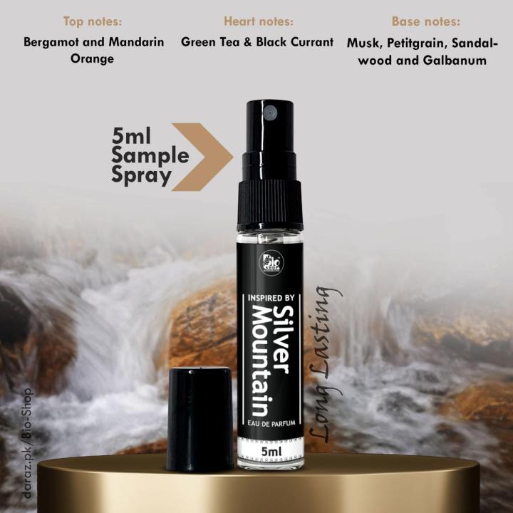 Inspired by Silver Mountain Water Tester Perfume Spray | Best Long Lasting for unisex