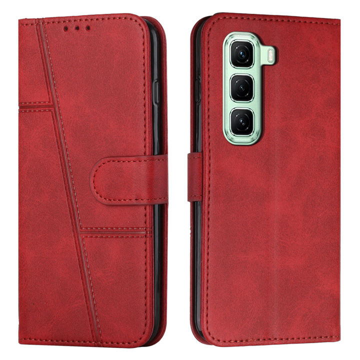 Phone Case for Infinix Hot 50 Pro+ 4G X6880 Hot 50 Pro Plus - PU Leather Case - Card Slot Design