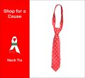 White Ribbon Neck Tie. 
