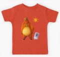 Grizzy and lemmings Kids cotton T-Shirts for summer. 