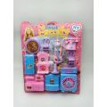 Sale Bundle Pack of 2 - Girls Room Set & Doll Set Barbiee Girl With Feeder Play set for Kids ( Boys & Girls ). 
