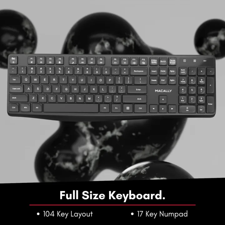 Macally%20Wireless%20Keyboard%20-%202.4G%20Ergonomic%20Full%20Size%20White%20Keyboard%20with%20Numeric%20Keypad%20&%2013%20Shortcut%20Keys%20-%20Plug%20&%20Play%20Quiet%20Cordless%20Keyboard%20for%20Laptop,%20PC,%20Windows%20Desktop,%20and%20Chromebook%20-%20Image%203