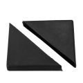24 Pc Shape Triple-Cornered Glass Table Corner Protector Cushion 10mm x 75mm. 