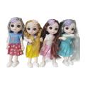 Pack of 4 bendable dolls , Barbiee Baby Doll, DISNEY FROZEN, DISNEY Moana, Fairy Princes Angel Doll, Musical Frozen Dancing Doll, and Toy Doll for baby, Kids, Girls.. 