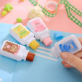 Milk Bottle White Out Corrector Correction Tape Diary Stationery School Supply. 