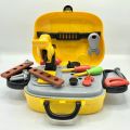 Kids Tool Set with Portable Briefcase – 45+ Piece Pretend Play Mechanic Toy Kit for Toddlers and Children – Educational STEM Construction Tools for Boys and Girls Ages 3+. 