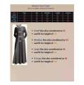 Double Layer Imported Chiffon Material Kaftan Abaya With Scarf For Girls Ladies Durable Quality-Black Color. 