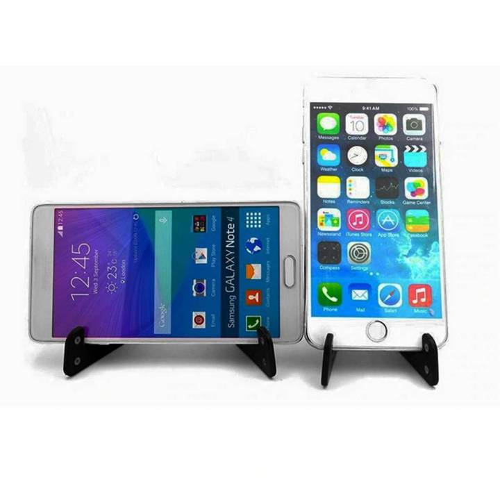 Universal V Shape Hands Free Plastic Folding Desk Table Mobile Phone ...