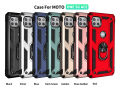 Lereach For Motorola Moto One 5G Ace / G 5G Phone Case TPU Hard Ring Car Ring Bracket Shockproof Back Cover. 