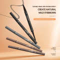 Musicwer's new four way liquid slim eyebrow pencil 2 in 1 holds makeup without smudging. 