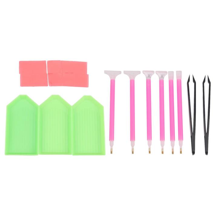 DIY Diamond Painting Tool Kits,ABS+Silicone for DIY Art Craft (22PCS)