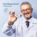 Digital Thermometer with Alarm | °C/°F | Quick Reading | Flexible Tip. 