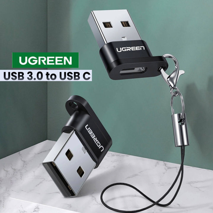 UGREEN USB A to Type C Adopter / Ugreen US280 USB-C female and USB-A 2.0 Male Connector Adapter / USB A to C OTG adopter