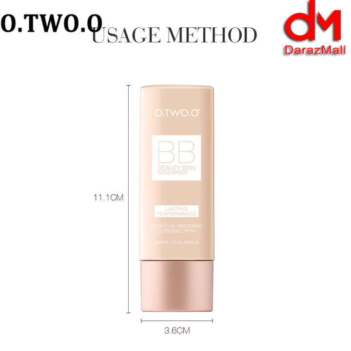 O.TWO.O%20Moisturizing%20Oil%20Control%20Waterproof%20Makeup%20BB%20Cream%20Liquid%20Foundation%20-%20Image%207