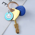 Round Metal Dog Cat Collar Name Tag Engraving ID Owner Address Key Ring Pendant. 