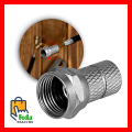 10Pcs RG6 F Type Coaxial Cable Connector Plug High Quality RG6 Satellite TV Antenna Coaxial Cables Plugs Connecter. 
